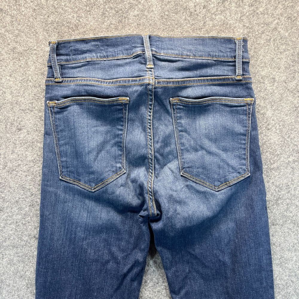 Frame Jeans Women's 27 Le High Skinny Dark Blue Stretch Denim High Rise - Picture 12 of 13
